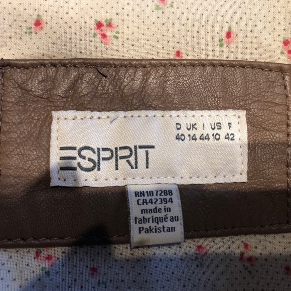 Esprit genuine leather jacket - Picture 3 of 13